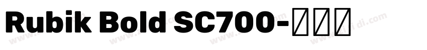 Rubik Bold SC700字体转换